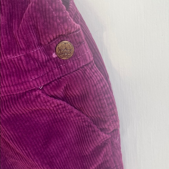 Happy Kids Purple Corduroy Overalls 12 Months - Picture 5 of 7